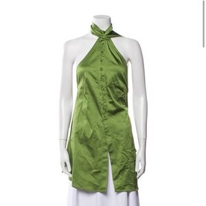 Cult Gaia backless tunic top 💚 NWOT